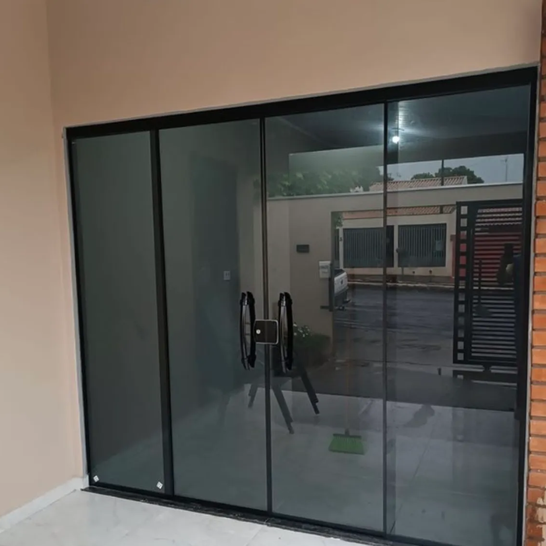 Porta de blindex - Emage Vidracaria